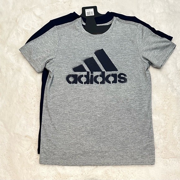 adidas Youth 2-pack Tee, Size L 14-16 - Picture 3 of 5